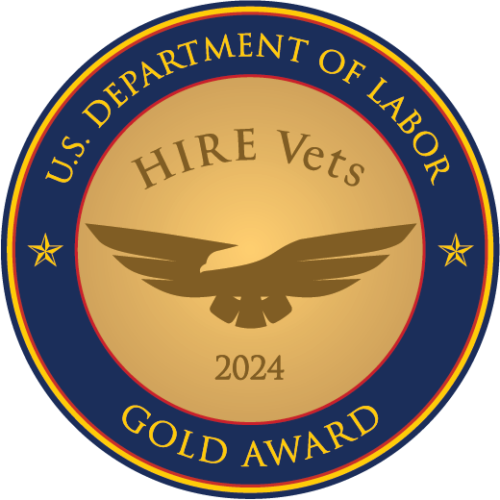 U.S. Department of Labor HIRE Vets Gold Award 2024